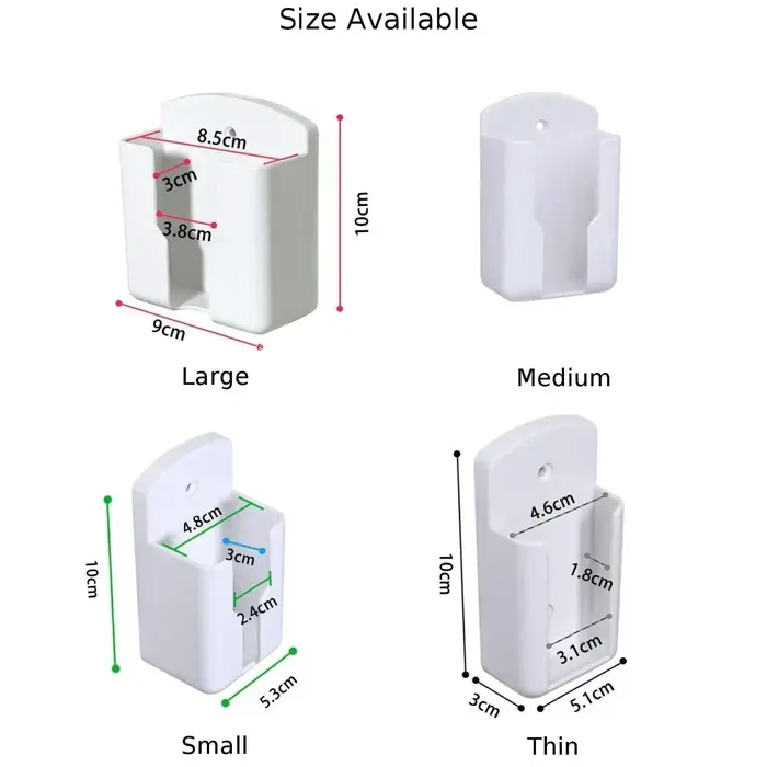 Support de télécommande de climatiseur suspendu ABS, boîte de rangement murale pour télécommande, su