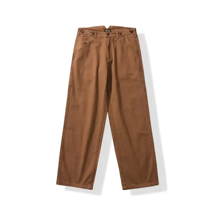 Pantalon de travail en toile haute densité YKK avec fermeture éclair, Legging large, pantalon Ami Ka