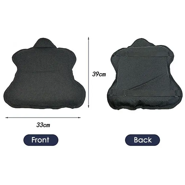 Coussin de siège de moto en Gel, housse de coussin d'air respirante et isolante thermique, protectio