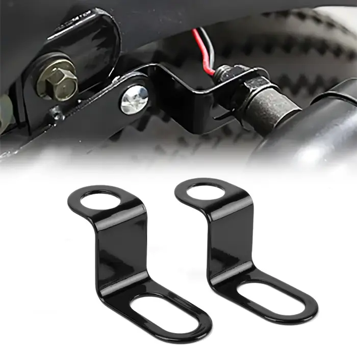 Clignotants de moto pour vélo électrique universel, supports de montage, clignotants arrière, trou d