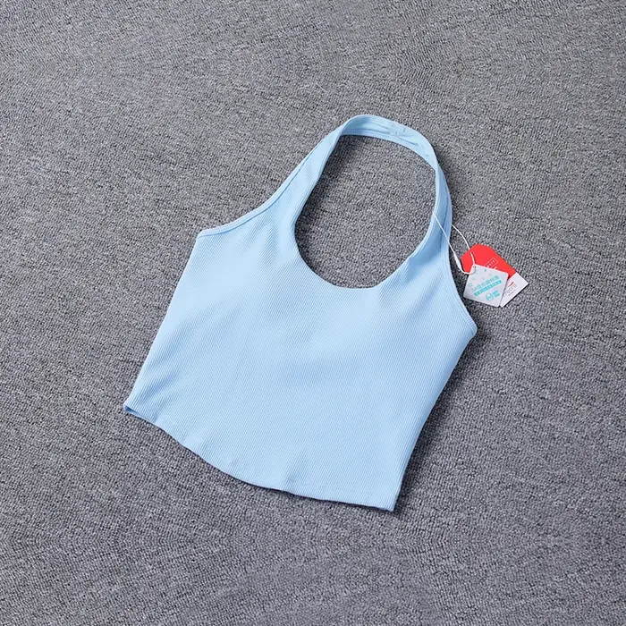 Soutien-gorge de sport dos nu pour yoga fitness rembourré super doux couleur unie confort maximal libertÃ© de mouvement total silhouette valorisée technologie de pointe transpiration évacuée tenue de sport élégante occasionnels sportifs professionnels