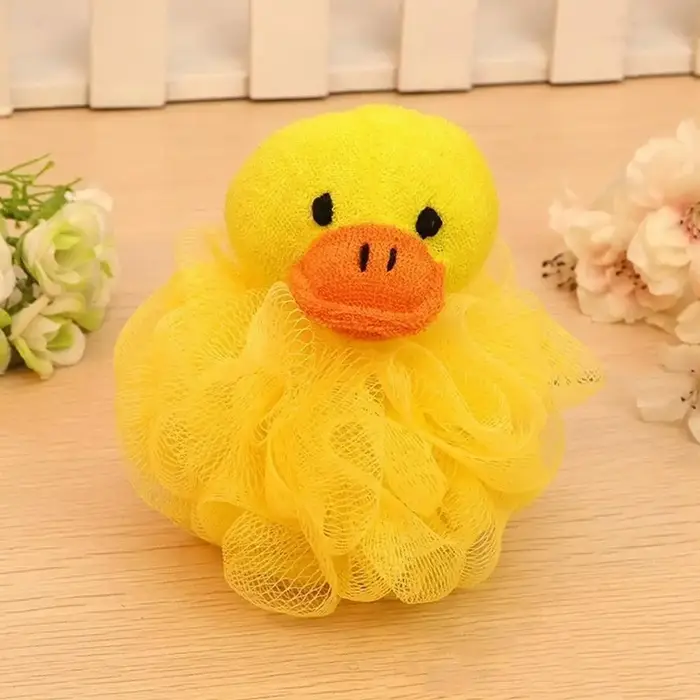 Éponge de bain pour enfants, loofah doux pour la peau, loofahs de bain en forme d'animaux de dessin 