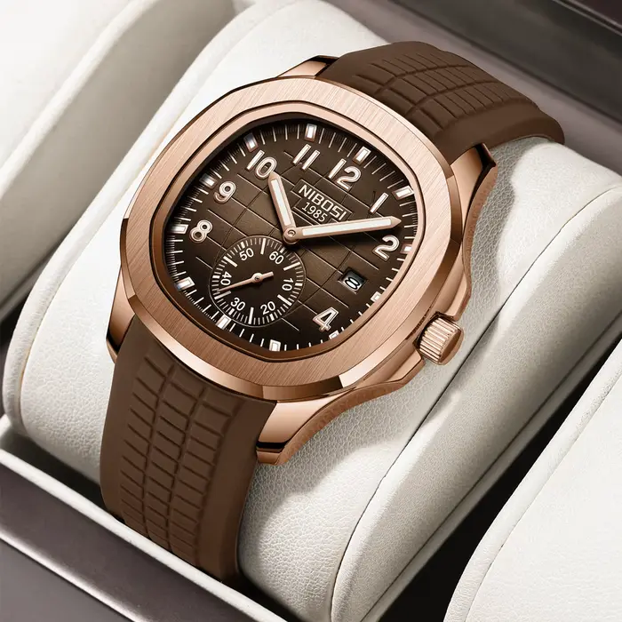 NIBOSI nouvelles montres haut de gamme de luxe étanche lumineux numérique montres à Quartz décontrac