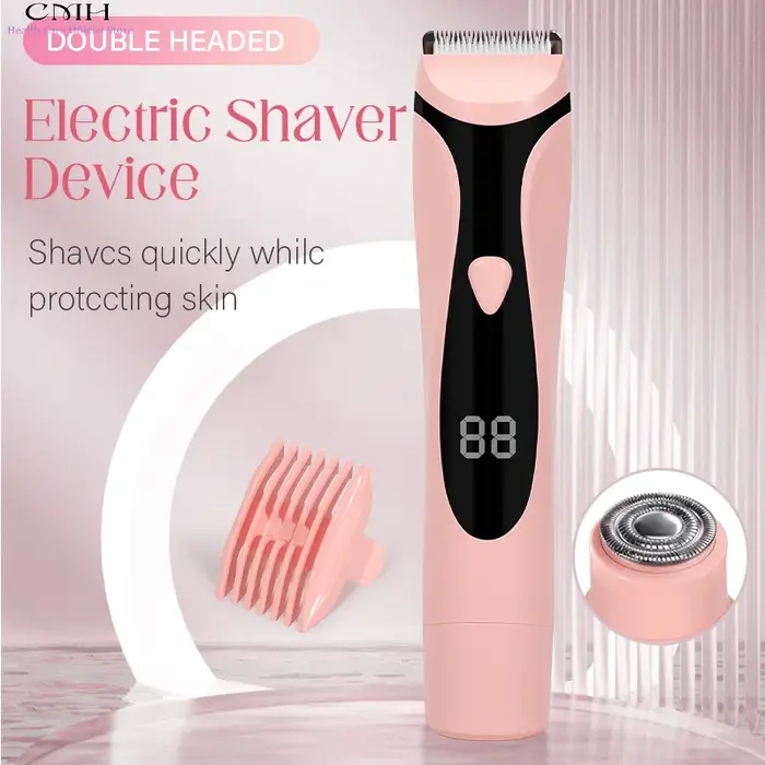 Rasoir électrique 2 en 1 pour femmes, épilation du corps, du visage, des aisselles et des jambes, re