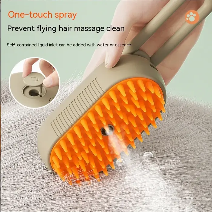 Nouveau peigne de pulvérisation pour animaux de compagnie pour chats et chiens peigne d'épilation de