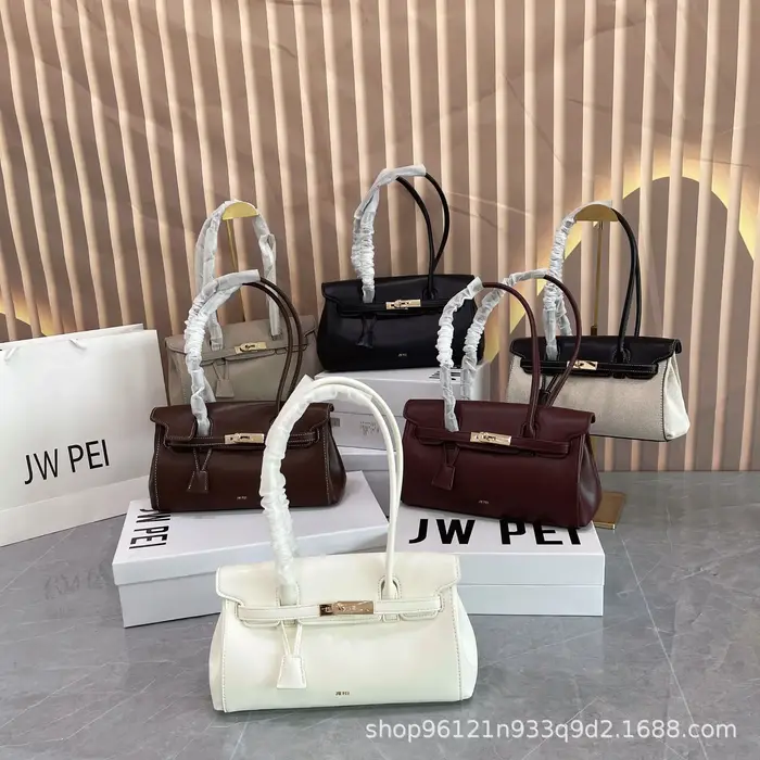 Sac à main 2026JW PEI Law Stick pour femme – Petit format, avec serrure, à porter à l'épaule ou sous