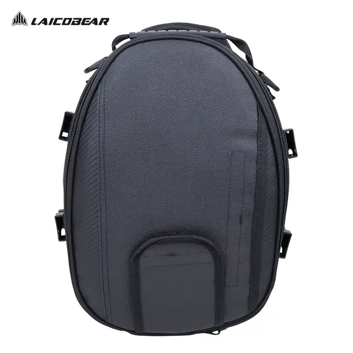 Sac arrière de moto noir, étanche, bagage de voyage pour conducteur, sac de siège arrière, sac de se