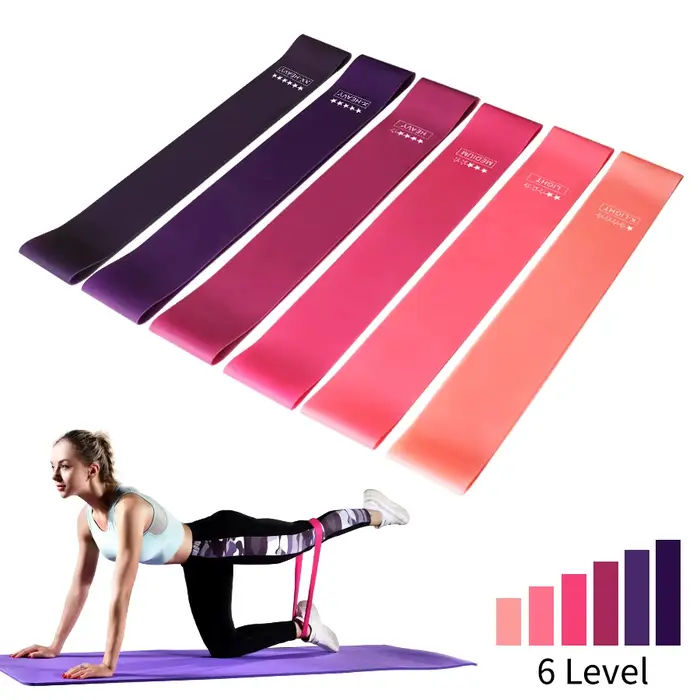 Ensemble de bandes de résistance élastiques pour la remise en forme à domicile, yoga, pilates, crossfit, étirements et entraînements sportifs pour tout le corps