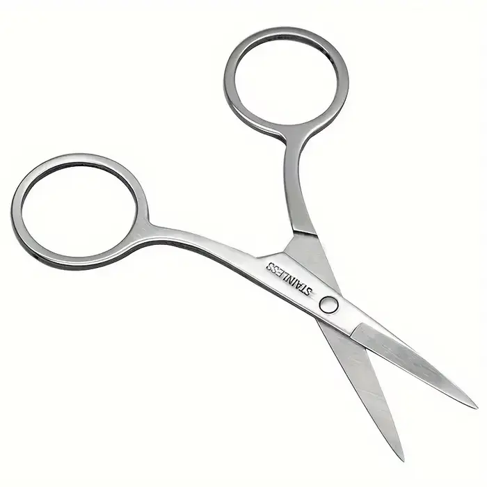 Ciseaux pour Nail Art, maquillage, rasoir pour sourcils et cils, épilateur pour le visage, ciseaux d