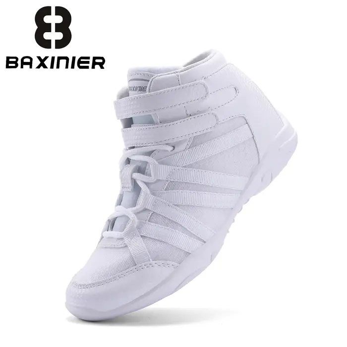 BAXINIER – chaussures montantes blanches pour filles, baskets de danse légères pour compétition de j