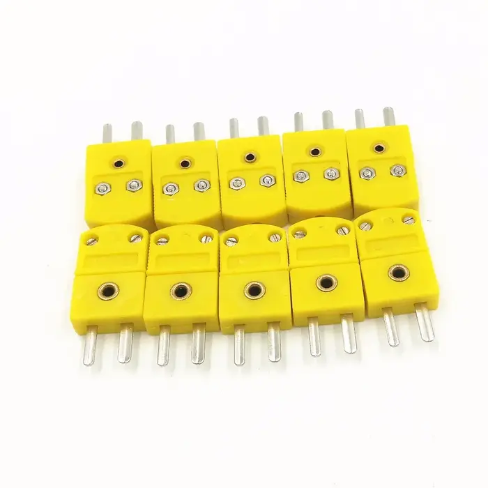 Mini connecteurs mâles/femelles de Type K, prise de température à Thermocouple, capteurs de Type K m