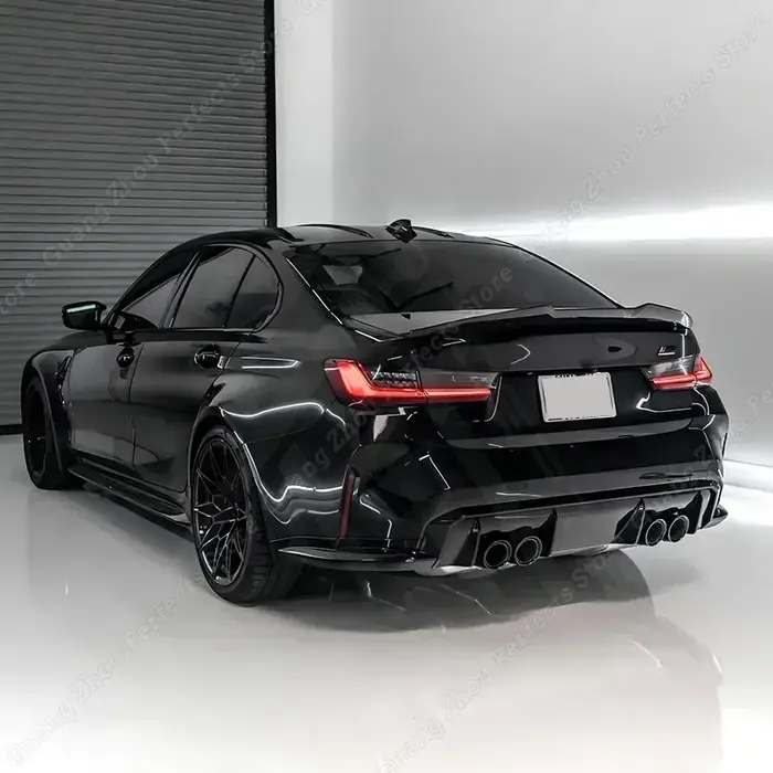 Becquet de toit arrière de style PSM pour BMW, accessoires de voiture ABS, adapté pour BMW Série 3, 