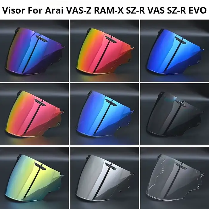 Visière pour casque de moto Arai VAS-Z RAM-X VZ-RAM SZ-R SZ-R VAS SZ-R EVO, écran de protection, pare-brise, accessoires moto