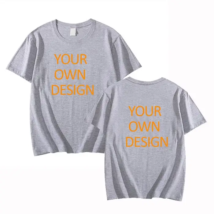 T-shirt en coton personnalisable pour homme et femme pour tous événements spéciaux et expressions créatives