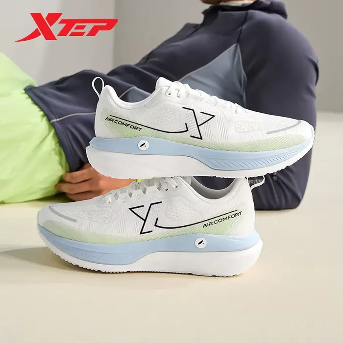 Chaussures Xtep Xingyun DC course homme printemps - Baskets légères semelle épaisse confort 876119110029