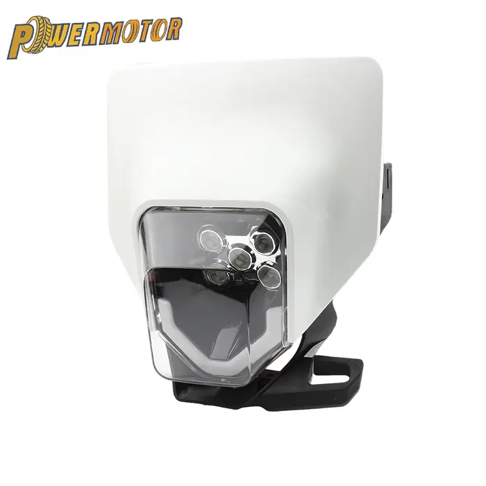 Pour Husqvarna Enduro phare LED moto carénage masque TE FE FC 250 300 350 450 Dirt Bike Supermoto ac