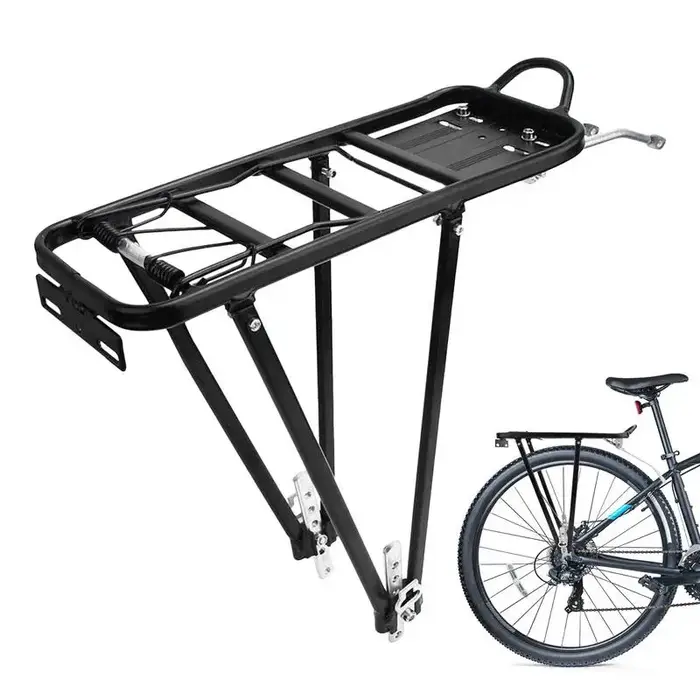 Porte-bagages arrière pour vélos de route supportant sacoche de cyclisme accessoire de cyclisme pratique et élégant pour hommes et femmes pour randonnées et déplacements quotidiens