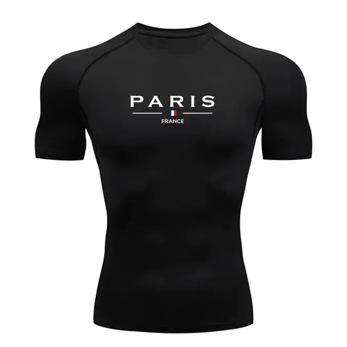 T-shirt de sport homme à manches courtes respirant et élastique pour course à pied confort et performance durable