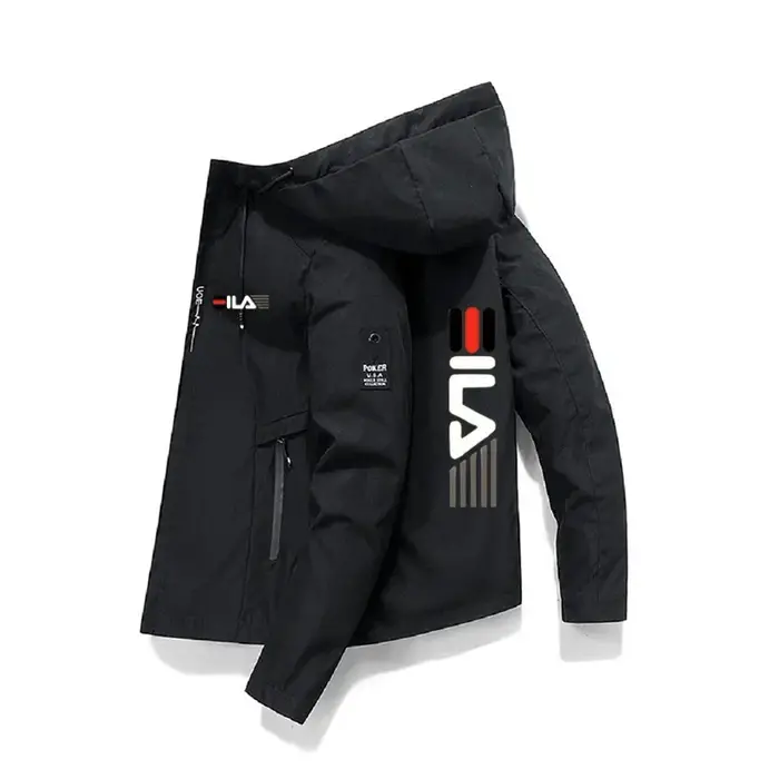 Veste de sport d'extérieur à capuche zippée coupe-vent pour homme, nouvelle collection printemps-aut