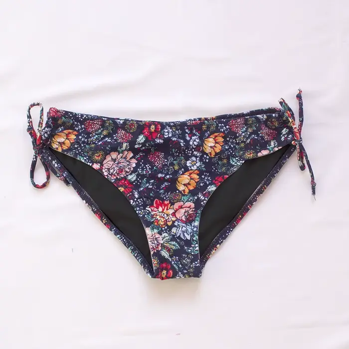 Bas de maillot de bain femme style bandage floral, basique, tanga brésilien, sexy, 2026, 171T