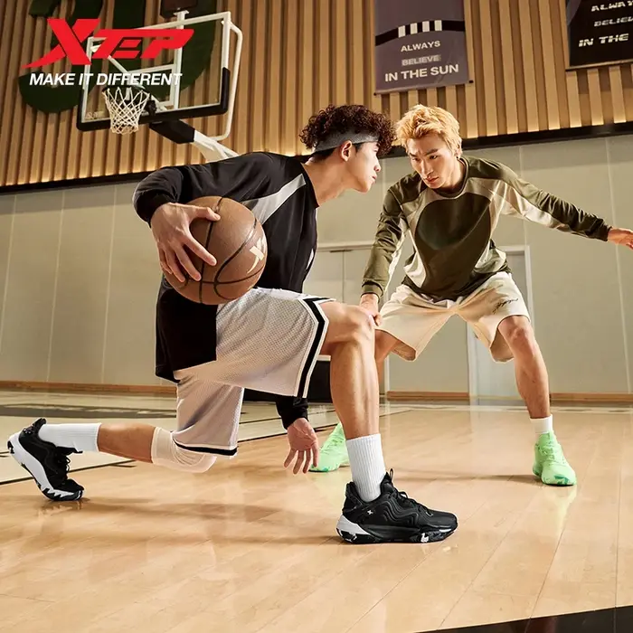 Xtep Lin Storm 2 chaussures de basket-ball pour hommes 2025 printemps Support antidérapant absorbant