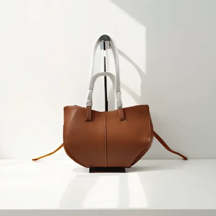 Sac à main grande capacité Style classique élégant Vintage sac à bandoulière forme seau sous accoudo