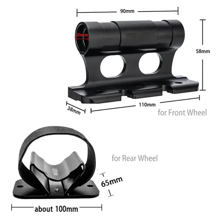 Support de montage de fourche de vélo support de vélo à dégagement rapide support fixe de roue arrière de vélo pour transport de voiture occasionnels usage randonnée voyage