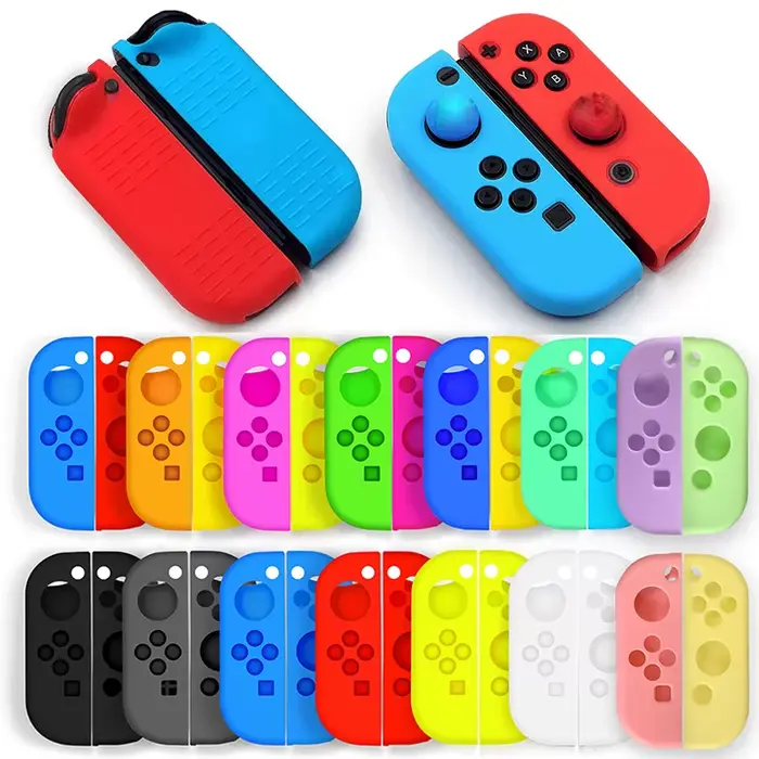 Coque en silicone pour manette Switch Joycon, accessoires de remplacement Nintendo Switch OLED, poig