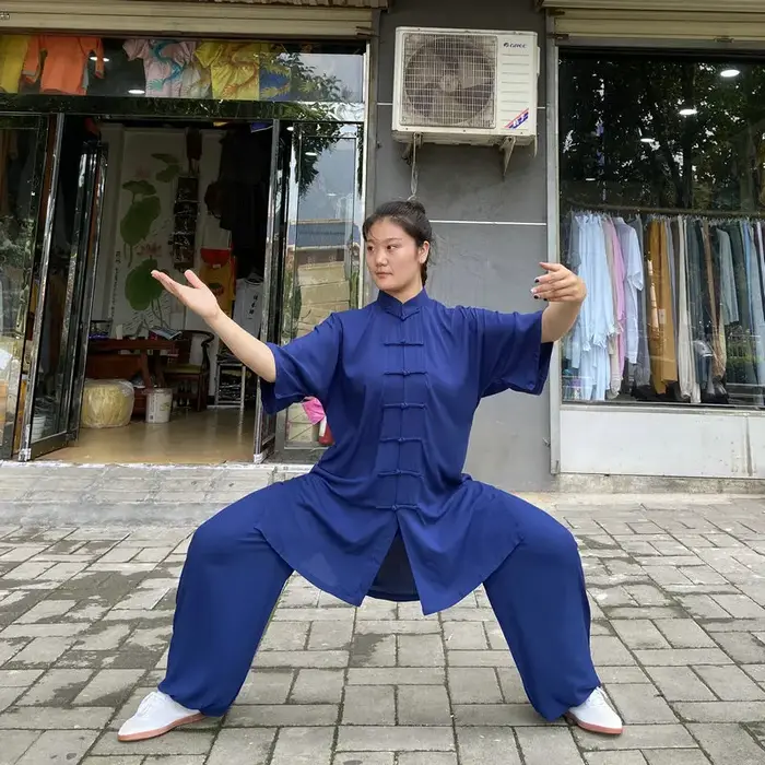 USHINE-Uniforme de chapelle Tai professionnel en coton, vêtements Wu Shu Kung Fu de haute qualité, a
