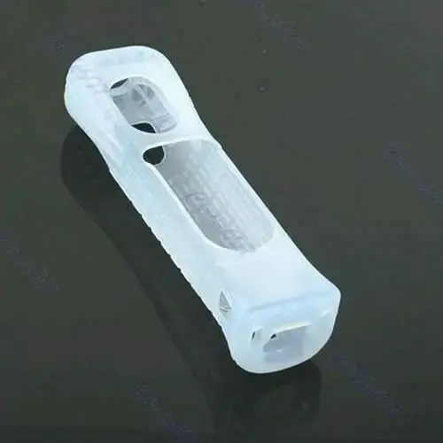 Coque de protection en silicone anti-chute pour manette Nintendo Wii, coque souple, peau blanche, Mo