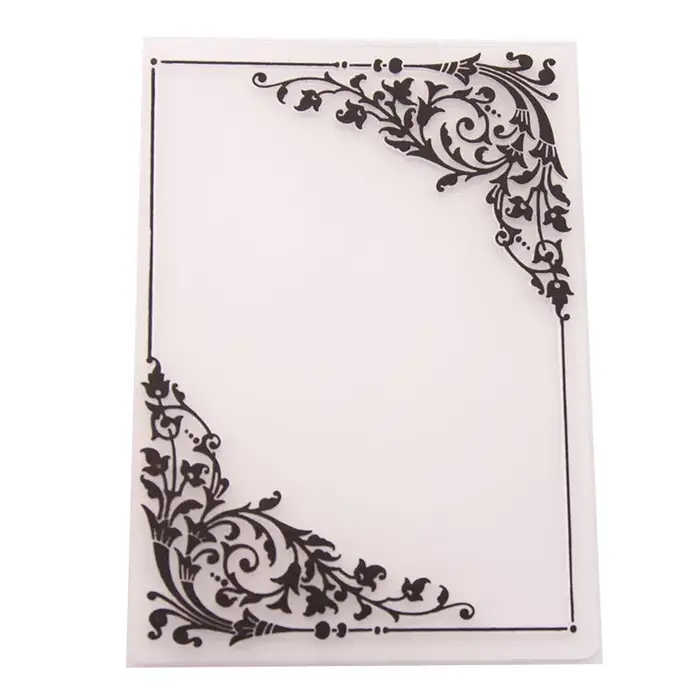 Dossier en relief 3D pour bricolage, artisanat, coin exécutif, motif de fleurs, carte de fond, timbr