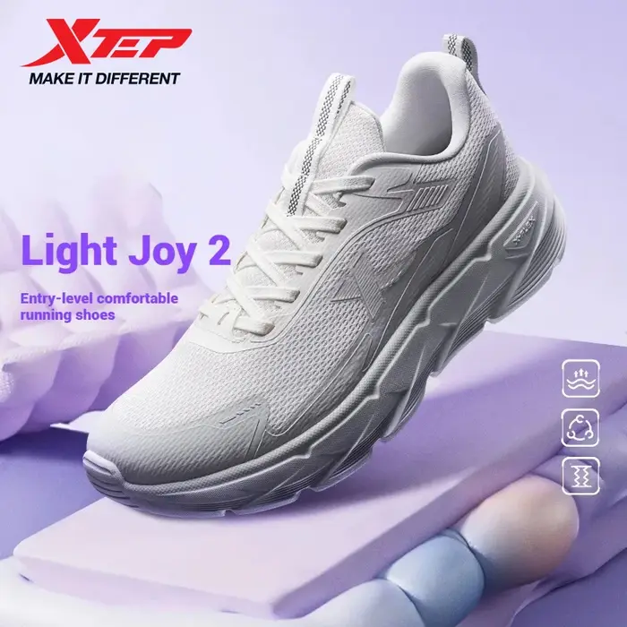 Xtep Light Joy 2 chaussures de course pour femmes 2025 printemps équilibré absorbant les chocs antid