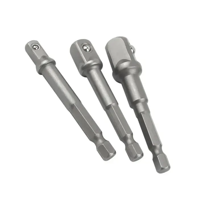 Adaptateur de douille en acier au Chrome Vanadium, tige Seth EX à 1/4 "3/8" 1/2 ", forets d'extensio
