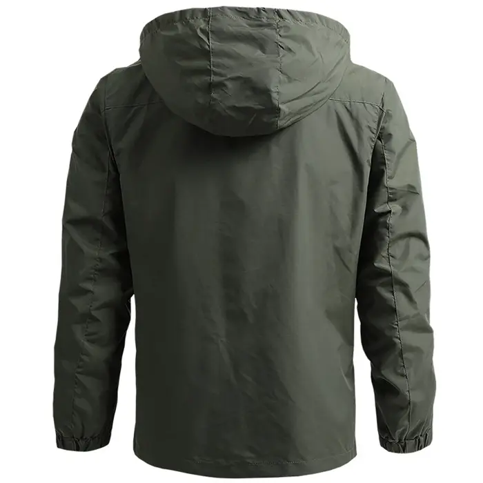 Coupe-vent Hommes DulJacket Imperméable En Plein Air À Capuche Manteau Sports Militaire Taille Europ