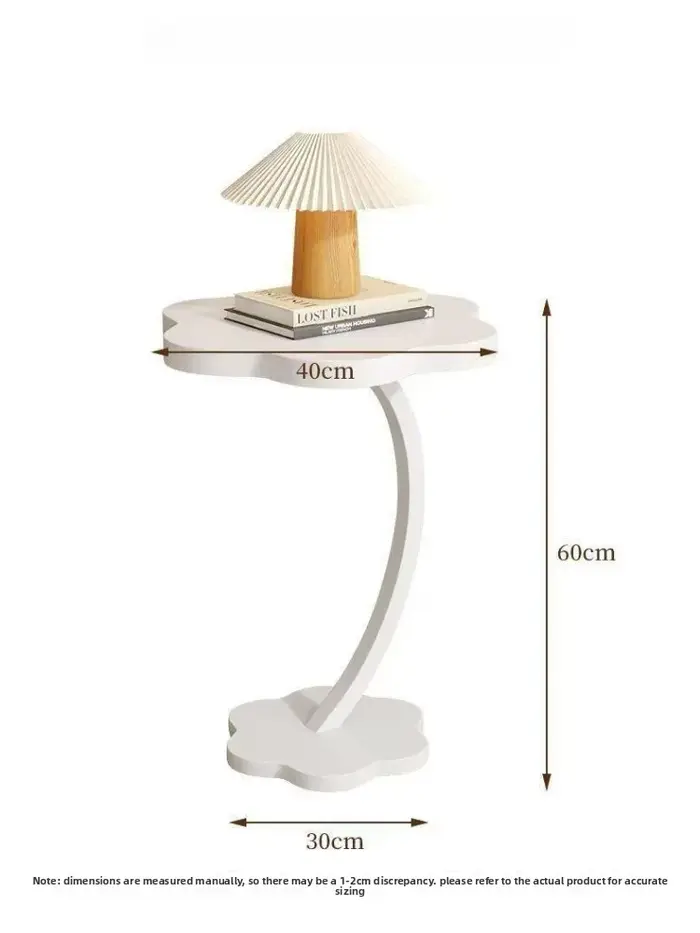 Table de chevet au design épuré, Table nuage pour balcon, Petite table à manger simple, Petit meuble