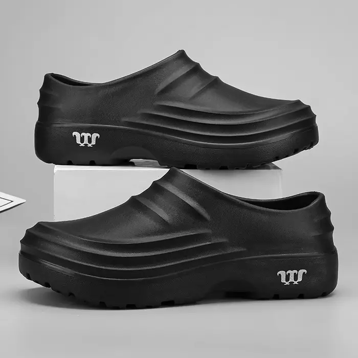 Chaussures de Chef d'été antidérapantes et résistantes à l'huile, pantoufles paresseuses, pantoufles