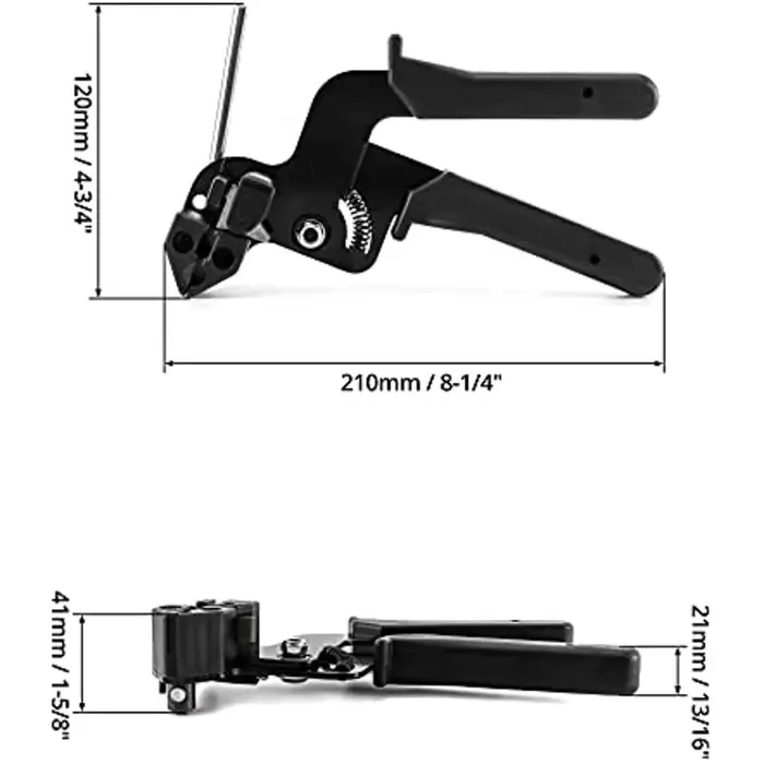Pince à sertir en acier inoxydable, outil d'assemblage de câble, coupe-tendeur