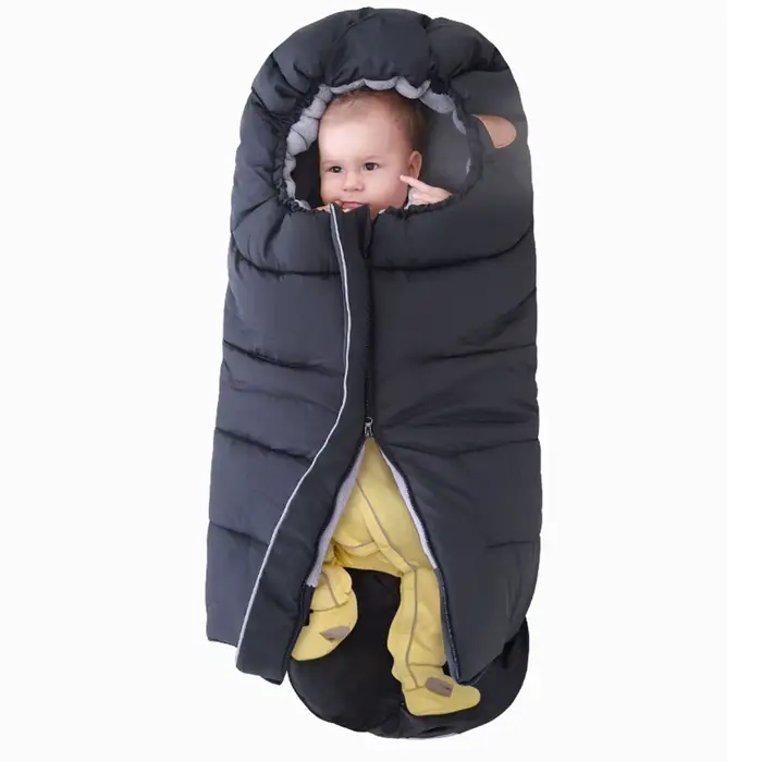 Enveloppe de nouveau-né pour poussette d'hiver, sacs de couchage pour bébé, repose-pieds pour enfant