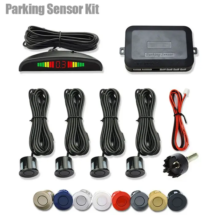 ParkStapKit-Kit de capteurs de stationnement LED pour voiture, affichage numérique précis de l'alarm