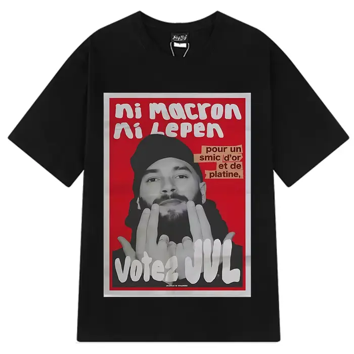 T-shirts graphiques tendance JUL du rappeur français pour hommes et femmes, T-shirt hip-hop à manche