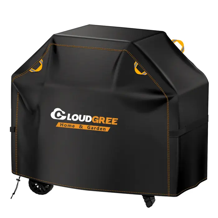 [Couvercle de barbecue à fil orange LG-210D] Housse de four à gaz de barbecue anti-déchirure avec co
