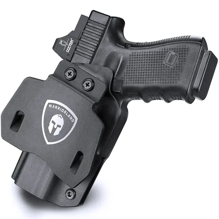 OWB-Étui Kydex pour Glock 17/19/19X/26/32/44/45 Isabel (1-5), supports pour odordroitier DulFast Pia