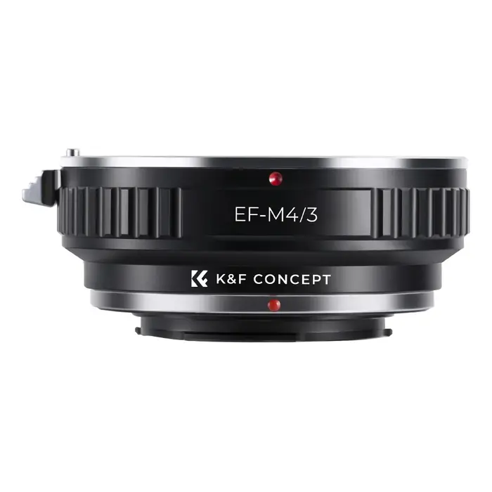 Adaptateur d'objectif K&F CONCEPT pour objectifs Canon EOS EF vers M4/3 MFT pour Olympus PEN et pour