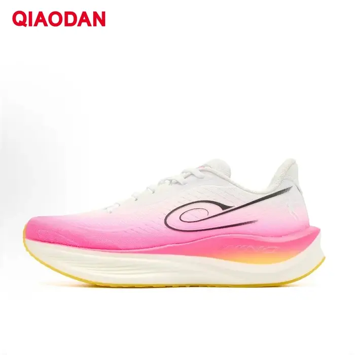 Chaussures de marathon QIAODAN WIND 3TR pour homme - Semelle épaisse absorbant les chocs et rebond