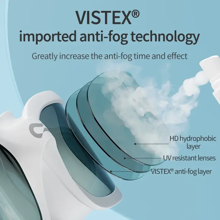 Copozz – lunettes de natation en Silicone, étanches, Anti-brouillard, miroir, réglables, équipement 