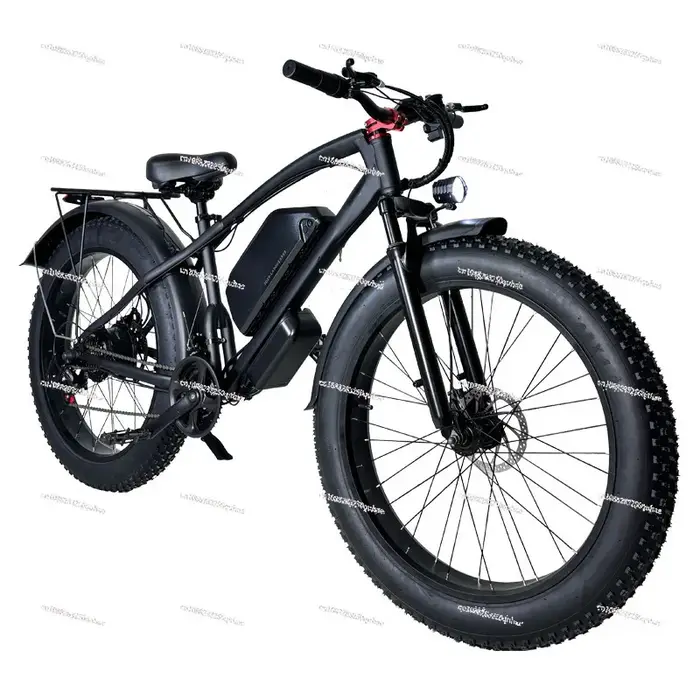 Vélo électrique 25 km/h, batterie lithium 48V, VTT adulte, batterie lithium 26 pouces, vélo à deux r