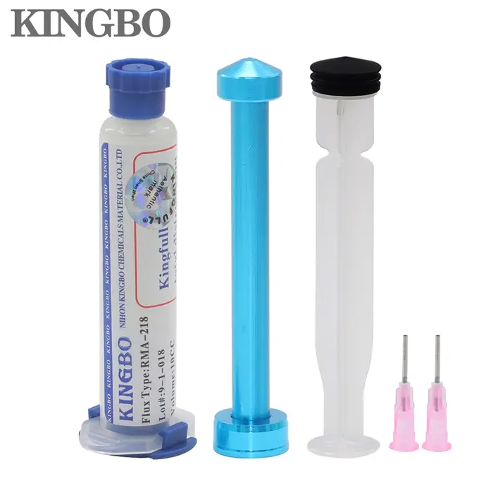 KINGBO RMA-218 original 10cc, flux de haute qualité, sans nettoyage, livraison gratuite par aiguille