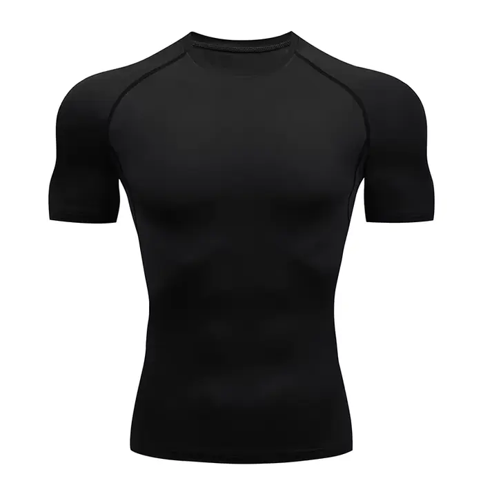 T-shirt compression homme sport : pour gym, fitness, jogging et tenue athlétique masculine