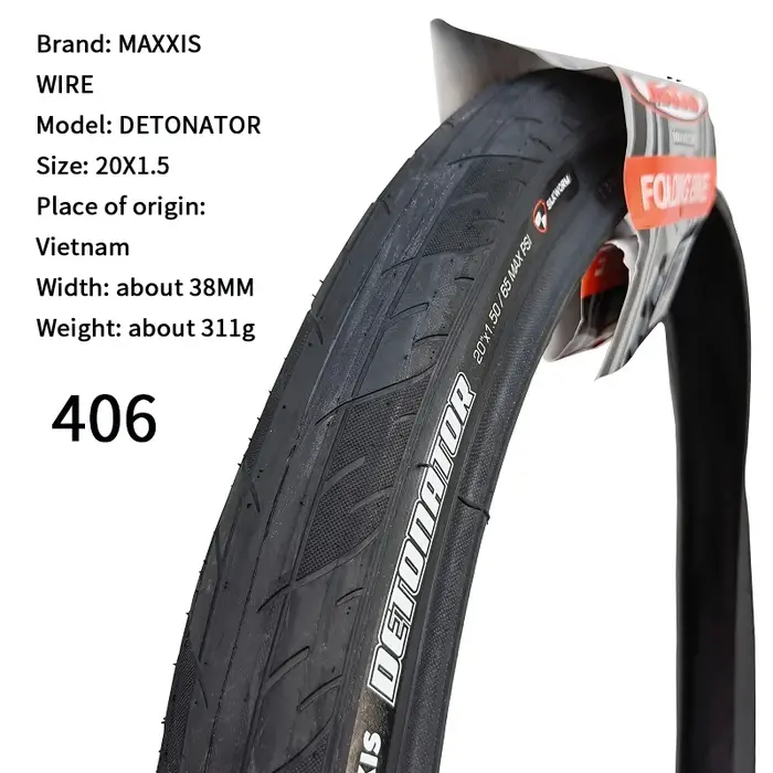 MAXXIS – pneu de vélo à fil de traction, détecteur de groupe, BMX 451 406, 20 pouces