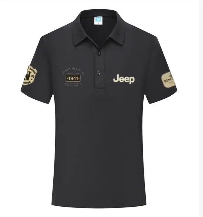 T-shirts et polos d'été de haute qualité, style Jeep 2026, chemises décontractées à manches courtes 